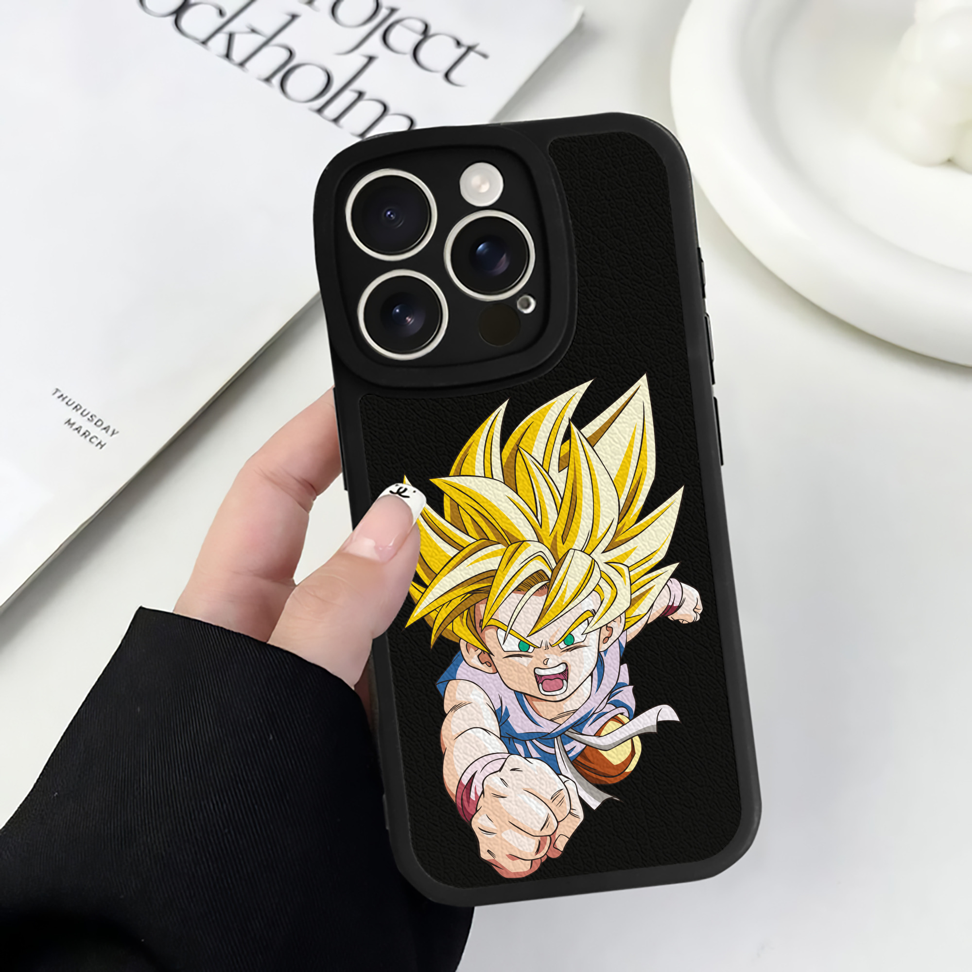 （画像用） ドラゴンボール ベジット DRAGON BALL Vegetto 【iPhone 16シリーズ対応】シリコンスマホケース（レザー調） 材質：シリコン